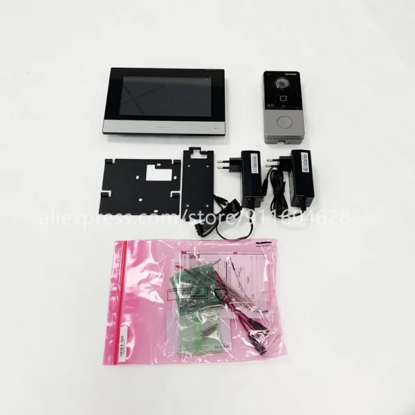 Hikvision DS-KIS603-P(C) Video Intercom Kit DS-KV6113-WPE1(C) and DS-KH6320-WTE1 Standard POE Doorbell Door Station WIFI Monitor - Image 6