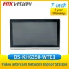 DS-KH6350-WTE1 Hikvision IP Vedio Intercom Wireless Network Indoor Station 7-inch WIFI Monitor Screen Unlock Door Via Mobile App