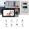 Tuya 7-Inch visual Intercom Doorbell System Home Access Control Intelligent 1080P HD Display Villa Wired Monitoring Equipment