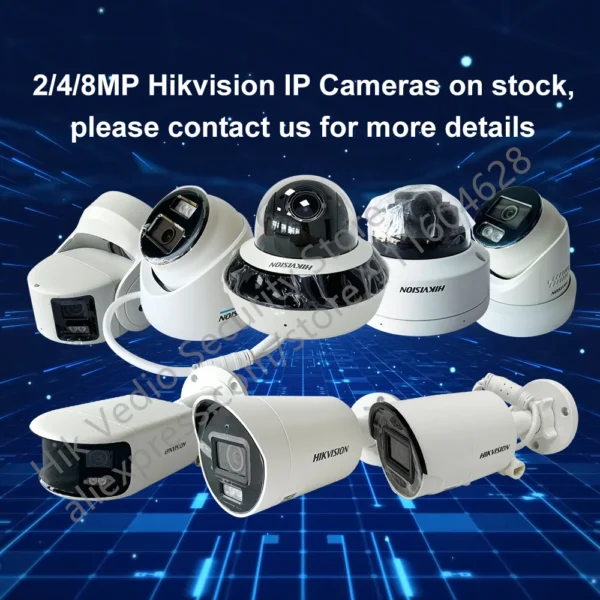 Hikvision IP Video Intercom DS-KH9510-WTE1(B) Built-in Android System DS-KV8113-WME1(C)Metal Villa Door Station DS-KABV8X13-RS - Image 2