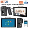 2 Wire 1080P 7 / 10 Inch WiFi Video Intercom Tuya Smart Home APP Video Door Phone RFID Access Control System for Villa Apartmen