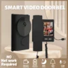 2.4Ghz Wireless Video Intercom Doorbell Camera with 3.5'' IPS Screen 2-Way Audio Video Recording Home Door Bell Video Doorphone