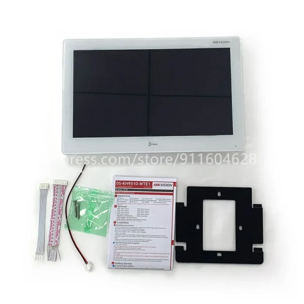 Hikvision IP Video Intercom DS-KH9510-WTE1(B) Built-in Android System DS-KV8113-WME1(C)Metal Villa Door Station DS-KABV8X13-RS - Image 4